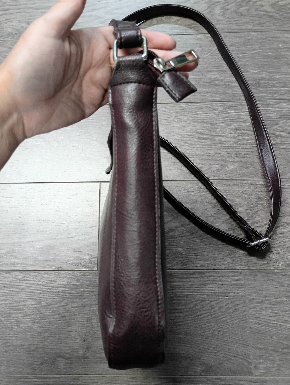 Mia And Luca Purse/Crossbody Shoulder Bag in Dark Brown - Picture 10 of 12